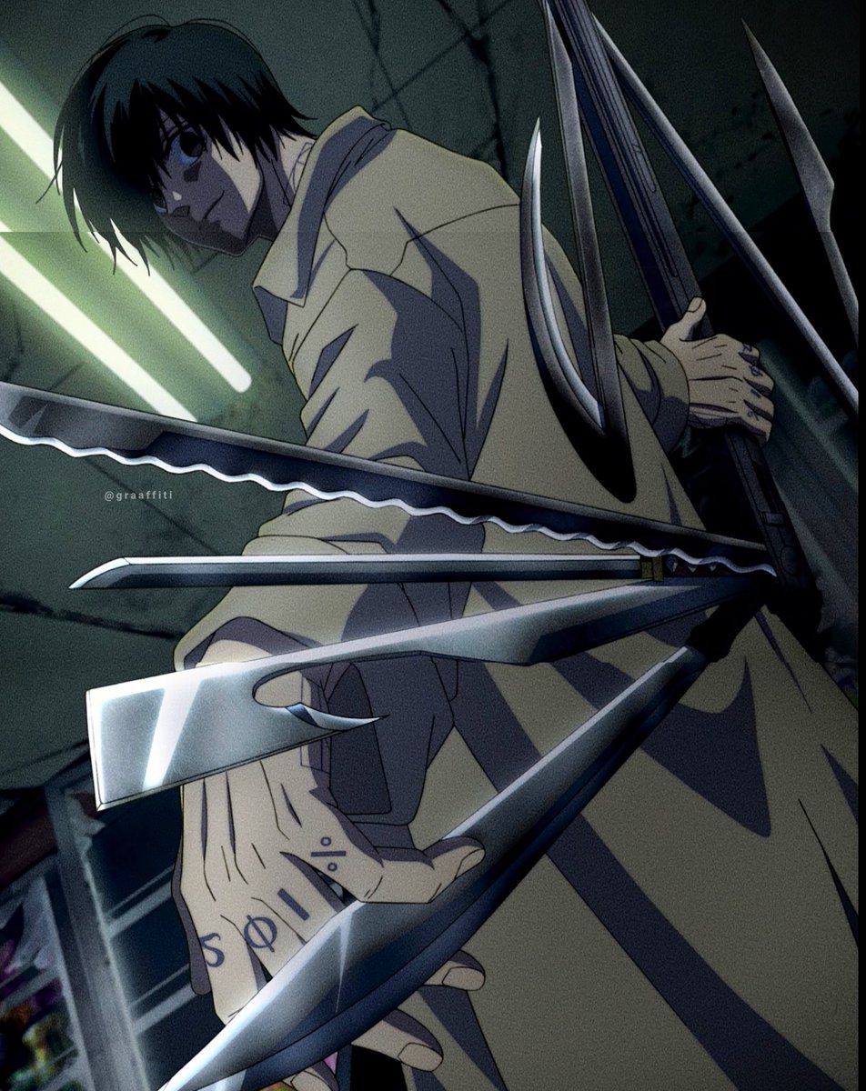 Graaffiti's tweet image. Nagumo vs Minimalist is one of the most disrespectful fights I've ever seen in any form of media. I can't even say anything just go watch it 😭
Nagumo's weapon reveal was crazy cus wth?? 🔥 There's a giant can opener there & he opened him up like a cold bottle of Coke 😭
