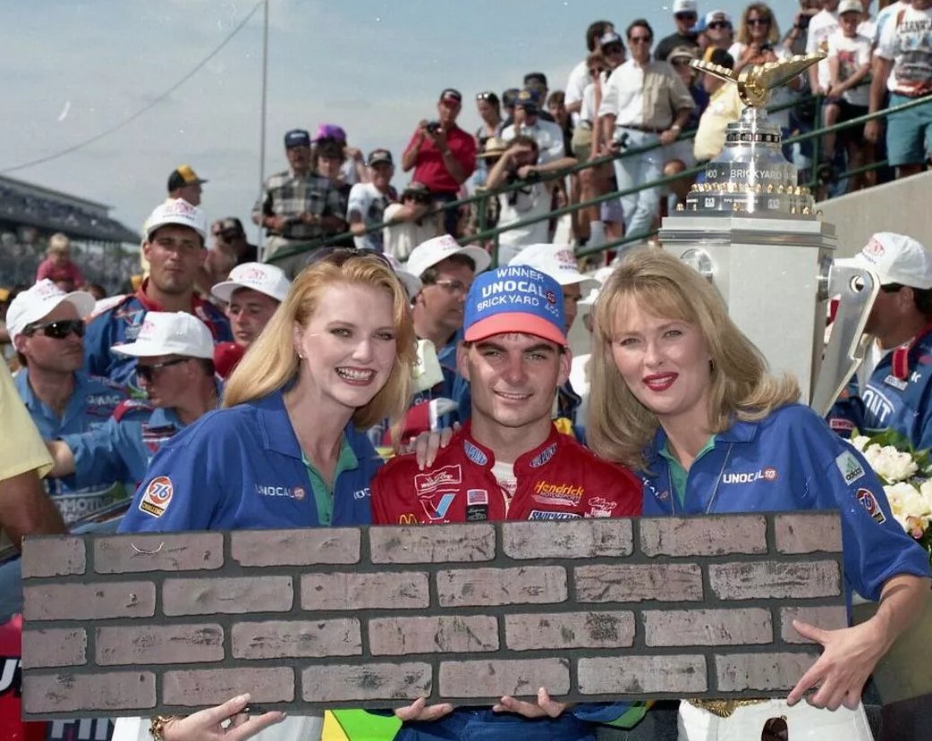 JGinfo's tweet image. Jeff Gordon on his 1994 @IMS victory: "This win was the launching pad for myself, my team, and the whole sport. That day changed my life. I went from a kid trying to make it at the highest level of stock car racing, to not just making it, but 'I've arrived.'" #NASCAR