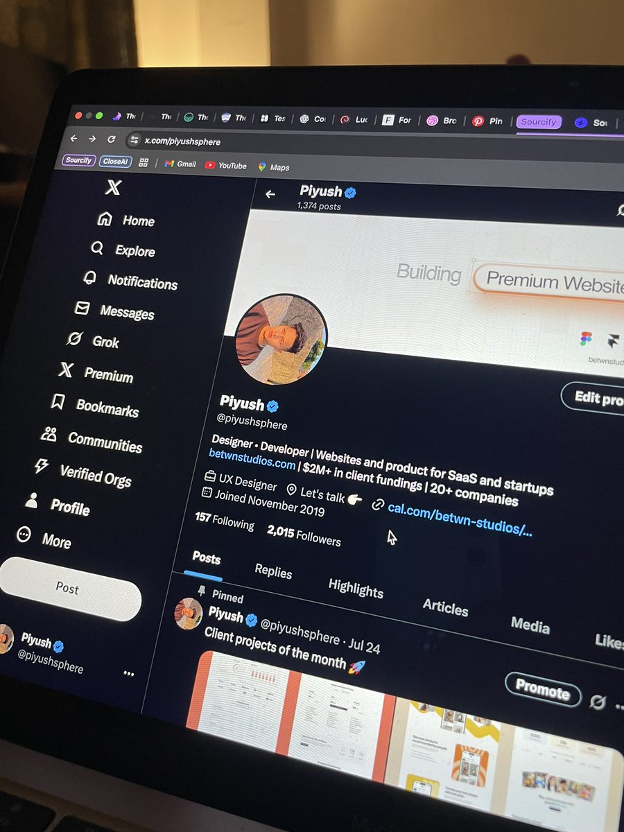 piyushsphere's tweet image. Completed 2k followers and had a $8k month. Life’s good fam. 🚀