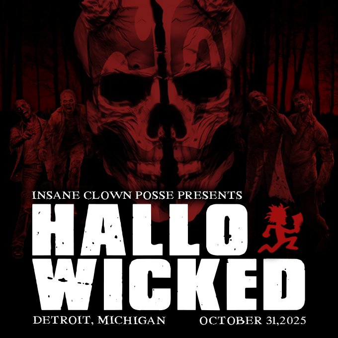 icp's tweet image. IT'S THAT SPECIAL TIME OF YEAR BOYS AND GIRLS!
On Friday, OCTOBER 31ST, 2025, the Dark Carnival rises once again as INSANE CLOWN POSSE unleash their 32ND ANNUAL HALLOWICKED CLOWN SHOW upon the haunted streets of DETROIT, MUTHAF#KIN MICHIGAN!!! 🎃
🎟️ TICKETS ON SALE NOW!…