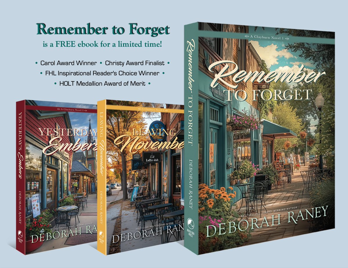 Just a few more hours left on this #freebook—the first novel in my award-winning Clayburn Novels series. Of course, I hope you'll grab the other two books in the series while you're there. bit.ly/3IDW8Uo