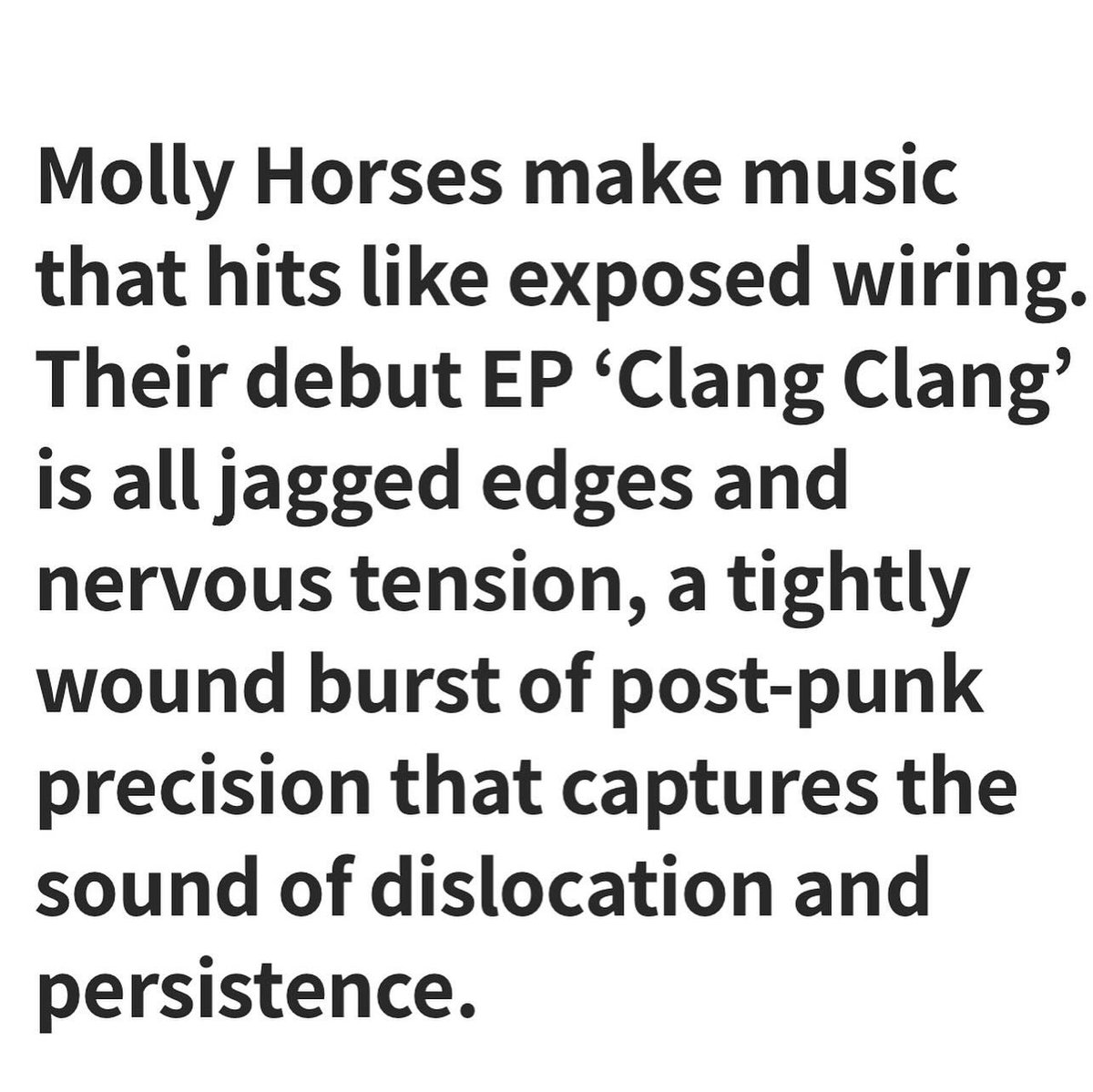 Solid Brass Records (@solidbrassrecs) on Twitter photo Molly Horses EP ‘Clang Clang’ is out today and streaming everywhere. Head to <a href="/PsychedelicMag/">It's Psychedelic Baby Magazine</a> to read more and listen.
psychedelicbabymag.com/2025/07/molly-… Molly Horses EP ‘Clang Clang’ is out today and streaming everywhere. Head to <a href="/PsychedelicMag/">It's Psychedelic Baby Magazine</a> to read more and listen.
psychedelicbabymag.com/2025/07/molly-…