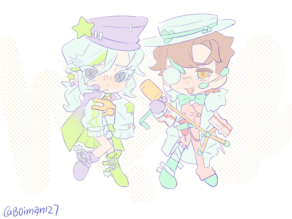 Boiman127's tweet image. 🎤🧐💗🎹
#オルフレ
#IdentityV 
#idv
#Orphrick
#第五人格
