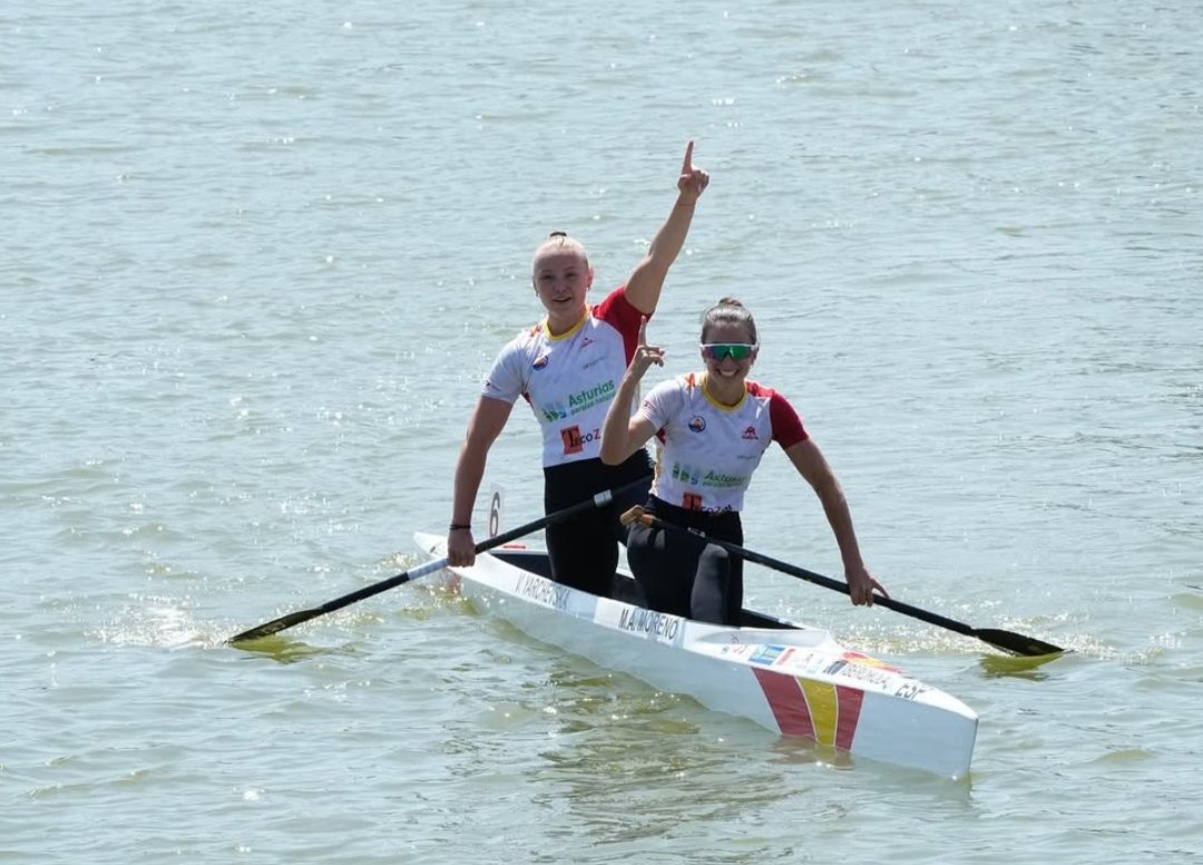 🛶#PiragüismoSprint Mundial Sub23 Montemor-o-Velho 🇵🇹

🥇CAMPEONAS DEL MUNDOO🥇

Final C2 500♀️
🥇Maria dels Àngels Moreno/Viktoriia Yarchevska

💪Sin duda eran las grandes favoritas, se esperaba este oro y lo logran con mucha suficiencia! A por más!

🔜 Queda el mundial senior👀