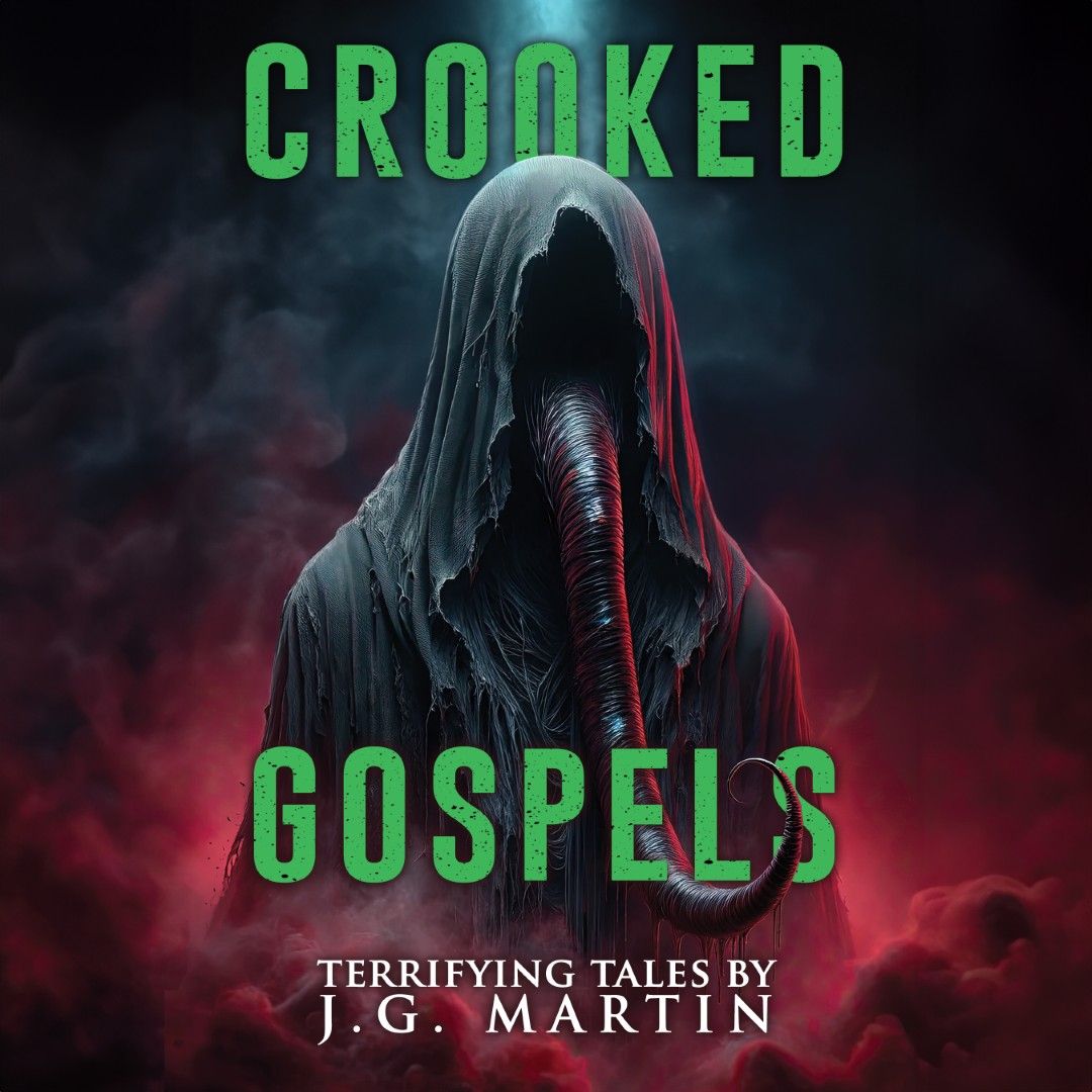𝑹𝑬𝑳𝑬𝑨𝑺𝑬 𝑫𝑨𝒀❗Enter J.G. Martin's twisted reality in his latest collection! Out now in eBook, audiobook, paper, and *FREE* on #KindleUnlimited!

books2read.com/crookedgospels

#Horror #NoSleep #HorrorBooks #Kindle #supernaturalhorror #weirdhorror #strangefiction #Creepy