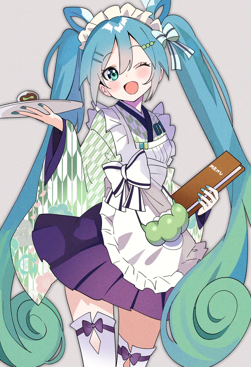 hutaba_haru's tweet image. 宮城ミクすき・・・💚🍵
#初音ミク　#HatsuneMikuArt