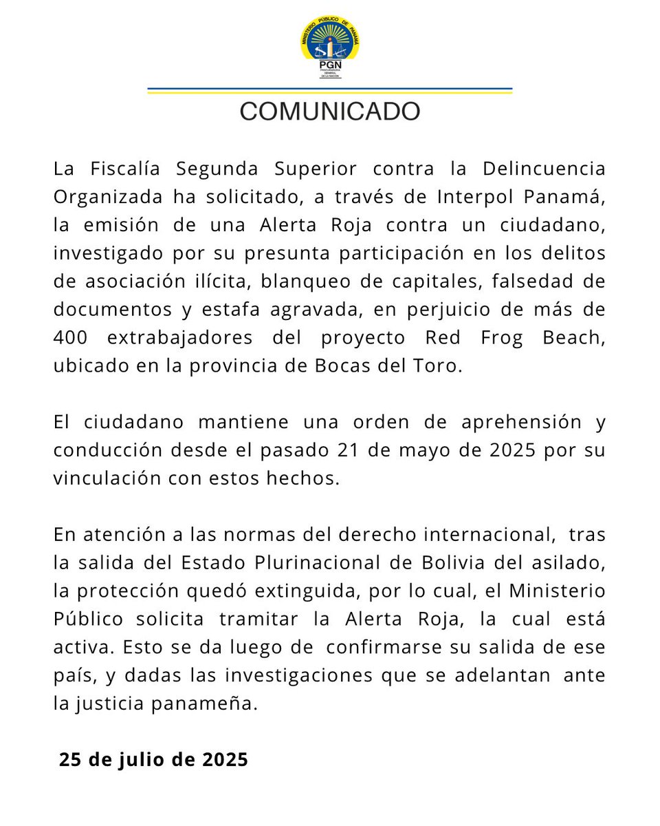 #PGNContraElDelito

#Comunicado| La Procuraduría General de la Nación informa a la ciudadanía lo siguiente:👇