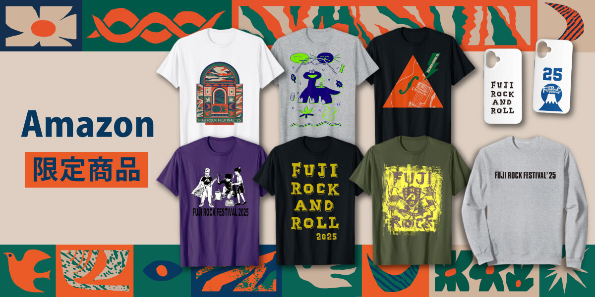 ⚡Amazon限定カラーのフジロックグッズが登場⚡ EZRA COLLECTIVEが