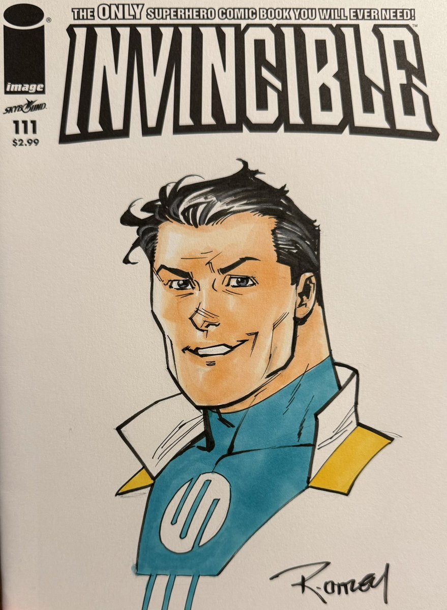 RyanOttley's tweet image. Sdcc convention head sketch. First time I’ve drawn older Emperor Mark.