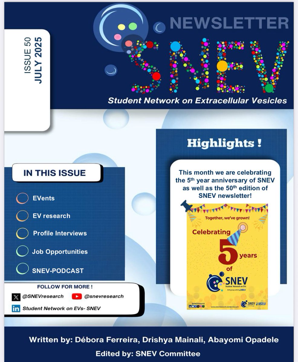 SNEVresearch's tweet image. 📣The latest issue of the SNEV newsletter is out. Link below!

snevresearch.wordpress.com/blog/