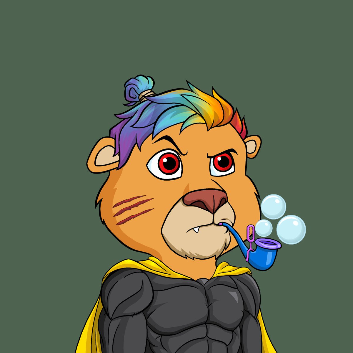 gorebashd's tweet image. Happy Fullset Friday @LazyLionsNFT