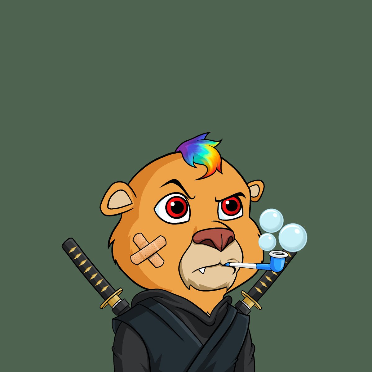 gorebashd's tweet image. Happy Fullset Friday @LazyLionsNFT