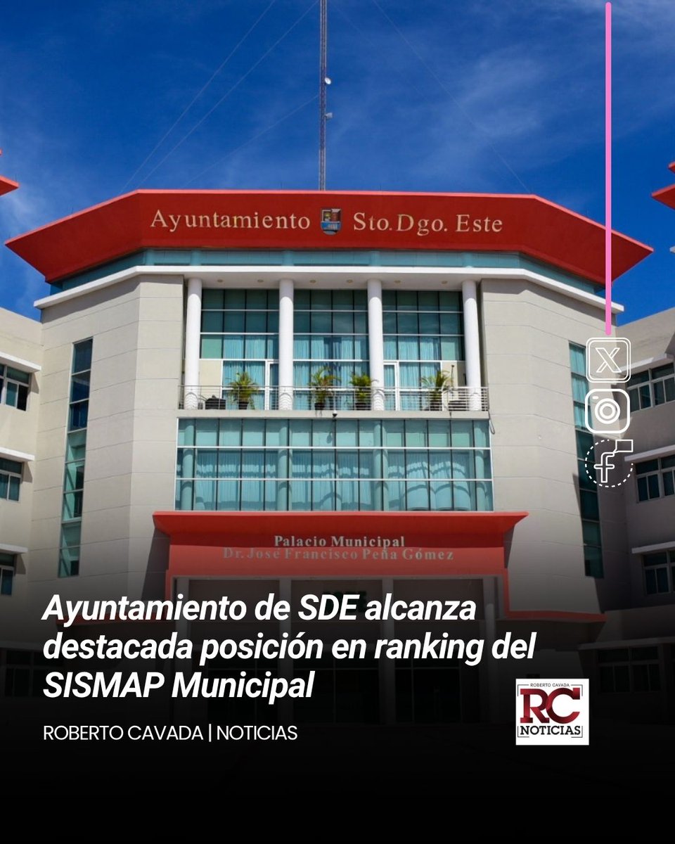rcavada's tweet photo. Ayuntamiento de SDE alcanza destacada posición en ranking del SISMAP Municipal
🔗https://t.co/mHMti246ue
#RCNoticias #RobertoCavada #ASDE https://t.co/JtTYDxiB1a