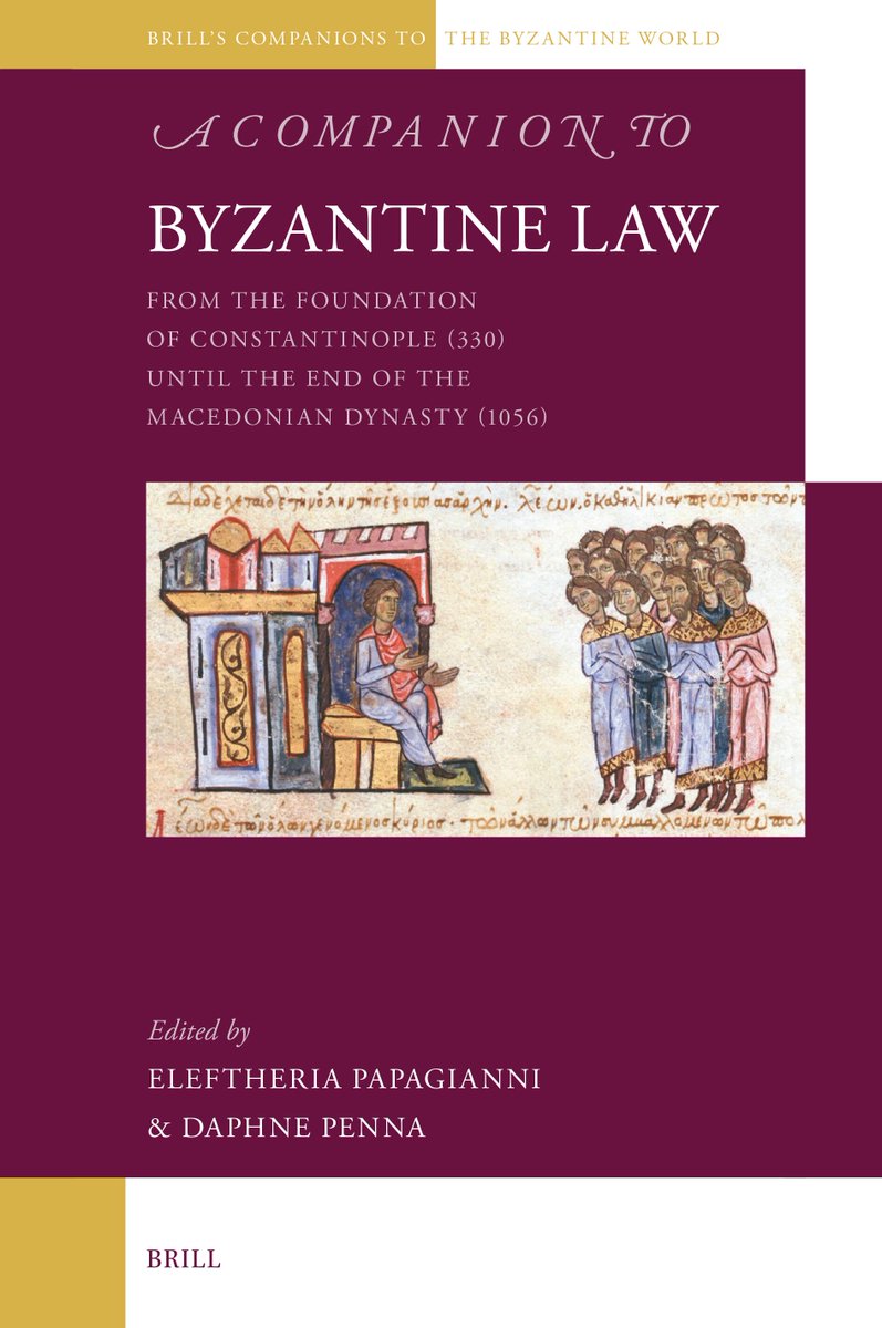 MedievalUpdates's tweet image. A Companion to Byzantine Law:From the Foundation of Constantinople (330) until the End of the Macedonian Dynasty (1056), ed E Papagianni, D Penna (@Brill_History, July 2025)
facebook.com/MedievalUpdate…
brill.com/display/title/…
#medievaltwitter #medievalstudies #medievallaw #byzantium
