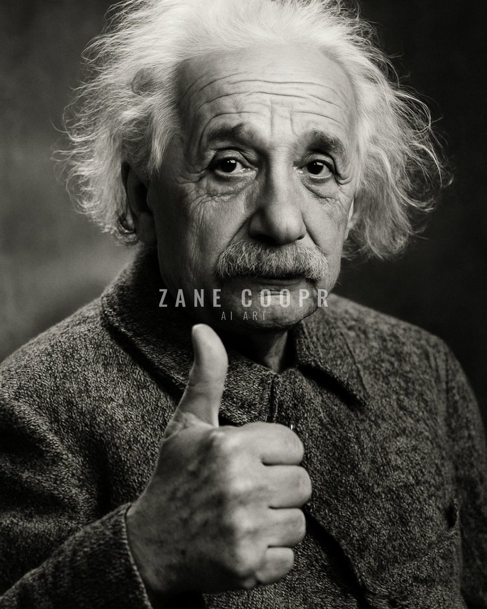 ZaneCoopr's tweet photo. When you put ZANE COOPR · AI ART right in the middle of the image…
…and someone still comments:
“FAKE”
“This is AI”
“Not a real photo”
Congrats, professor. Einstein approves. 👍🧠
#ZaneCoopr #AIart #QueerArt #DigitalArtist #ThirstTrapWithBrains #EinsteinUnderstands #ObviousMuch #GeniusSpotting