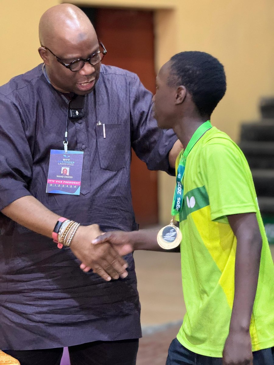 🚨Africa Hopes Week &amp; Challenge 2025 🚨History made!

Patience Anyango &amp; Joseph Sebatindira are your new African Table Tennis Champions!

🔥 Joseph: 16-0 (8/8 wins today)
🔥 Patience: 12-0 (6/6 wins today)
💪 Both finish UNBEATEN!

#UgandaToTheWorld #TableTennis 
<a href="/CyrusMuwanga/">cyrus muwanga</a>