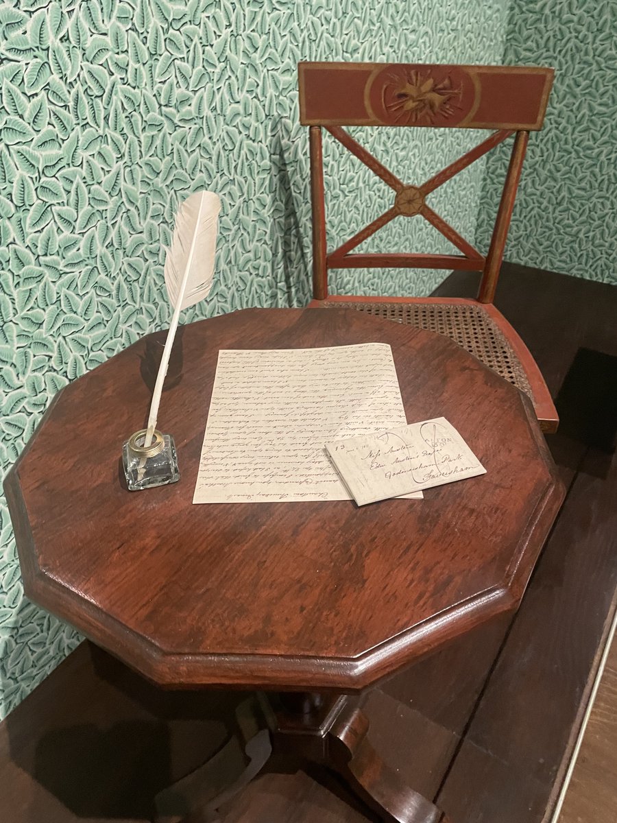 no laptop, no typewriter, just a quill pen &amp; paper to compose her masterpieces: Jane Austen writing desk, Morgan Library &amp; Museum.