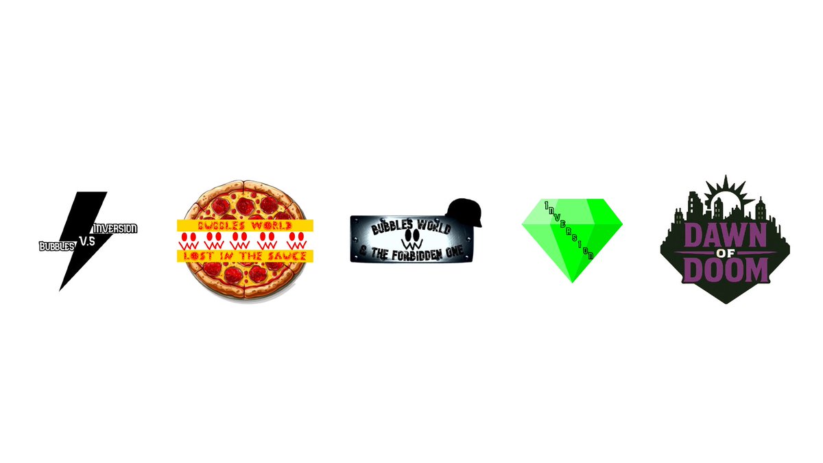 Plasamation's tweet photo. i created some logos for some storys that i have been writing and plan to write. i put them in my planned timeline order currently these stories are in the drafting phase https://t.co/IO3FJ3awt9