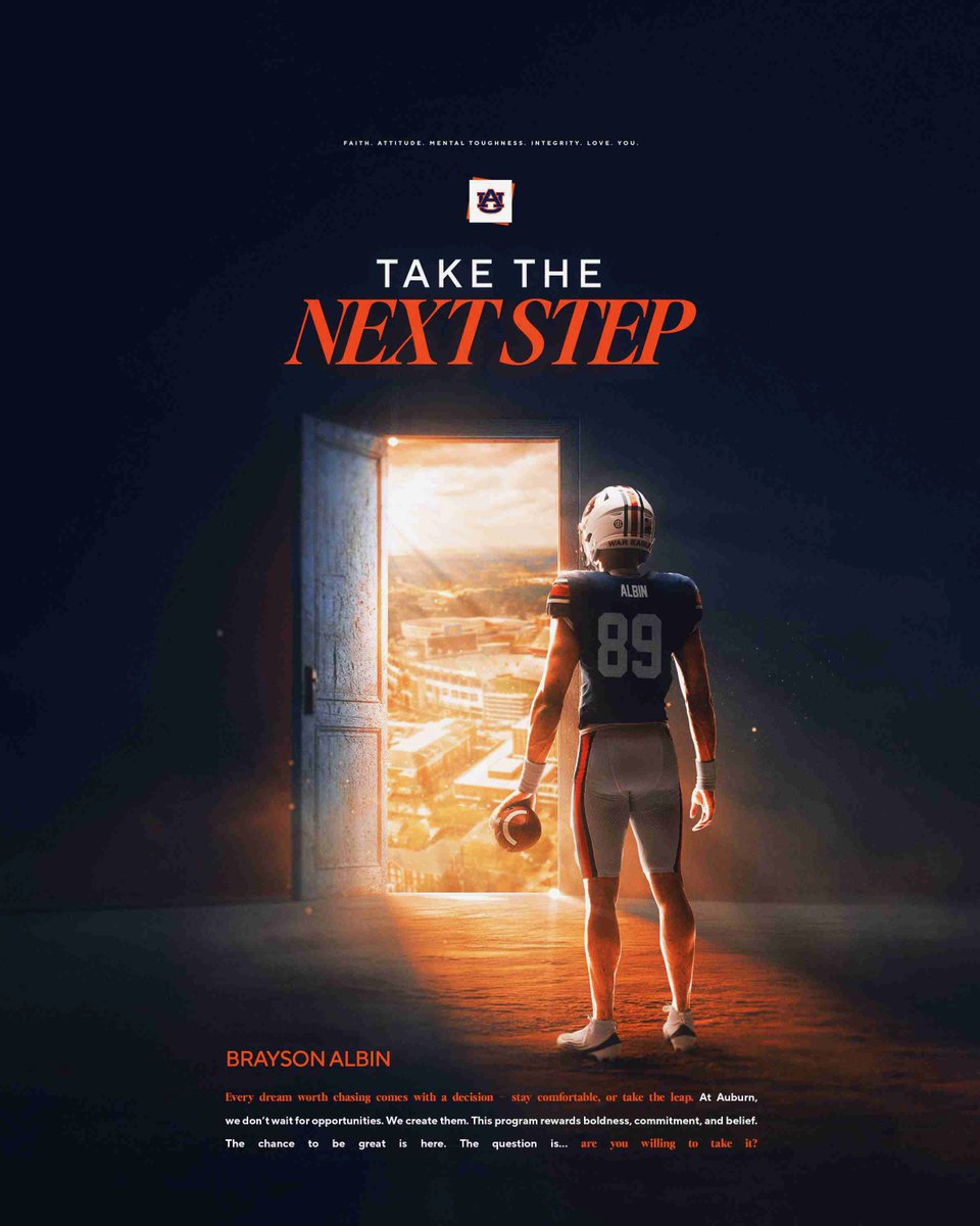 Brayson_Albin's tweet image. #89 Next step...🦅 #WarEagle #ToeTheLine #RubioFamily #KohlsSnapping #ClassOf2027 #RecruitBJP
@AuburnMade
@AuburnFootball
@chadlunsford
@CoachPaxMonty