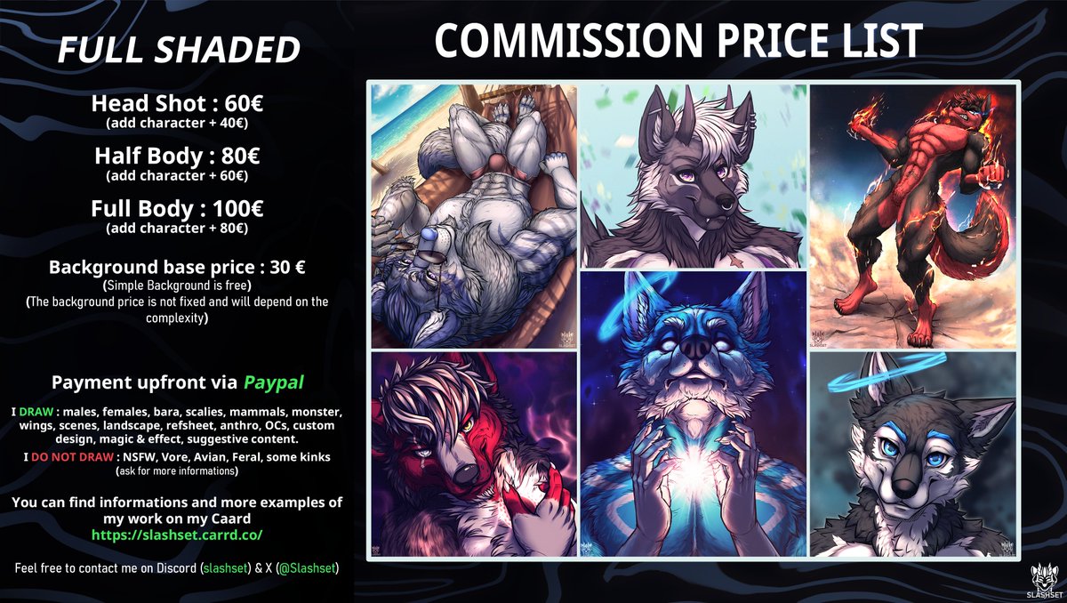 ✨Commission "Full Shaded" OPEN✨

If you have question you can poke me on X &amp; Discord!
⬇️You can have more info on my Caard⬇️
slashset.carrd.co