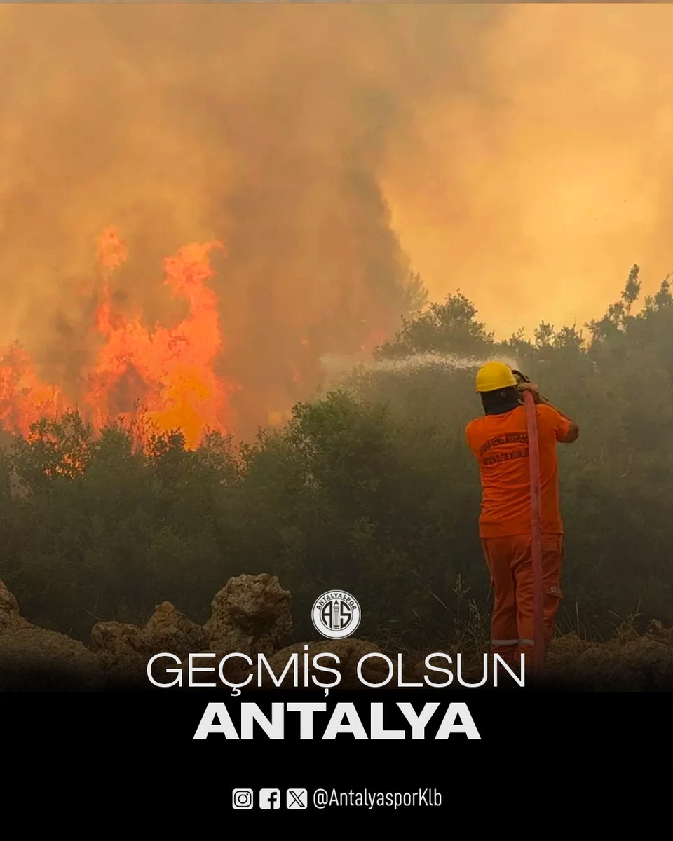 Geçmiş Olsun Antalya

Muratpaşa Aksu, Manavgat, Gazipaşa ve Alanya ilçelerimizin ormanlık alanlarında başlayan yangın haberlerini üzüntüyle öğrendik.

Yangınlardan etkilenen herkese geçmiş olsun dileklerimizi iletiriz.

Yangınların büyük ölçüde kontrol altına alınması ve can