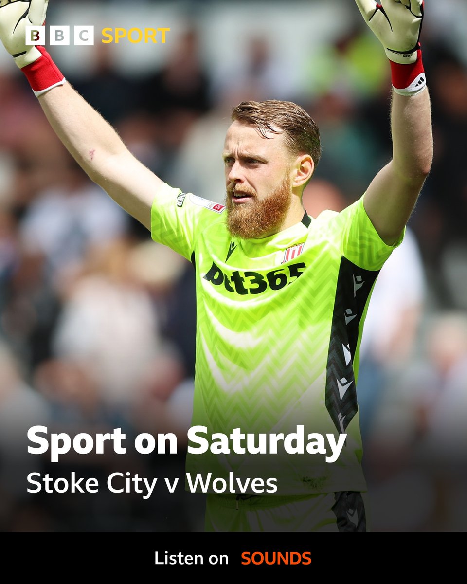 BBCStokeSport's tweet image. 🙌Sport on Saturday is BACK!🙌
Join @lucas_yeomans, Mark Elliott and Ian Cranson for full commentary on Stoke City v Wolves from 3pm.
We'll have all the build up, and the latest from Port Vale v Birmingham, from 2pm.
Catch all the build up here: bbc.co.uk/programmes/m00…
And…