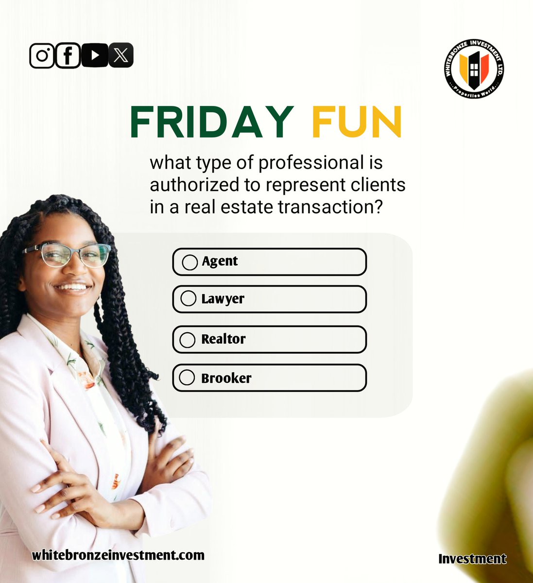LtdWhitebronze's tweet image. Friday blues , Answer the question and drop your opinion in our comment session galvanising your knowledge in real estate sector...

#fridaygist #investment #knowledgetesting
