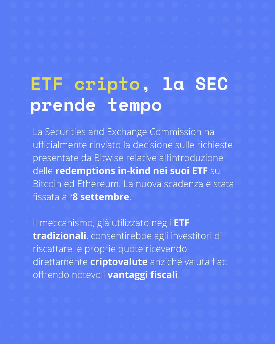 okipo_io's tweet photo. Hai già letto le ultime news provenienti dal mondo crypto? 🔥 

Scoprile tutte nel carosello di oggi!

#crypto #tasse #cryptonews https://t.co/ax5ZQOKHyL