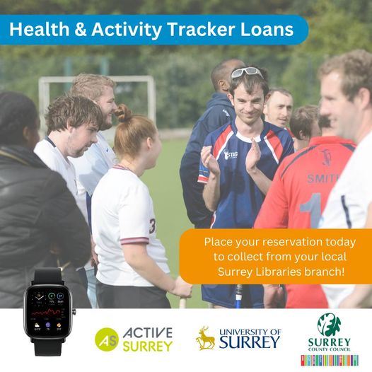FrimleyGreenLib (@frimleygreenlib) on Twitter photo Did you know you can borrow a free Health & Activity Tracker from <a href="/SurreyLibraries/">Surrey Libraries UK</a>?
Reserve one up today and start tracking your heart rate, steps, sleep, stress levels and more. Discover more about the trackers at tinyurl.com/yc6w5k6n
#FrimleyGreen @ActiveSurrey Did you know you can borrow a free Health & Activity Tracker from <a href="/SurreyLibraries/">Surrey Libraries UK</a>?
Reserve one up today and start tracking your heart rate, steps, sleep, stress levels and more. Discover more about the trackers at tinyurl.com/yc6w5k6n
#FrimleyGreen @ActiveSurrey
