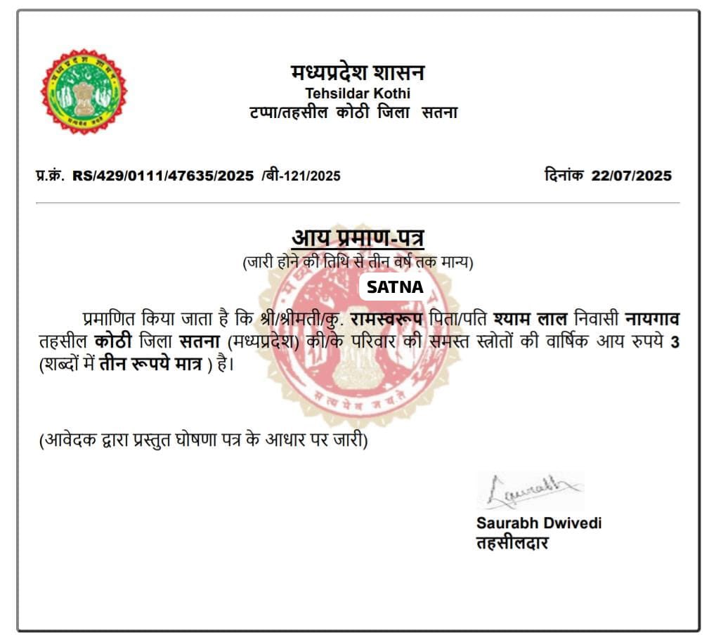 तीन रुपये सालाना आय, मतलब 25 पैसे महीने। क्या यह संभव है? तो क्या मध्य प्रदेश के सतना में रहने वाले रामस्वरूप देश में सबसे ग़रीब हैं?