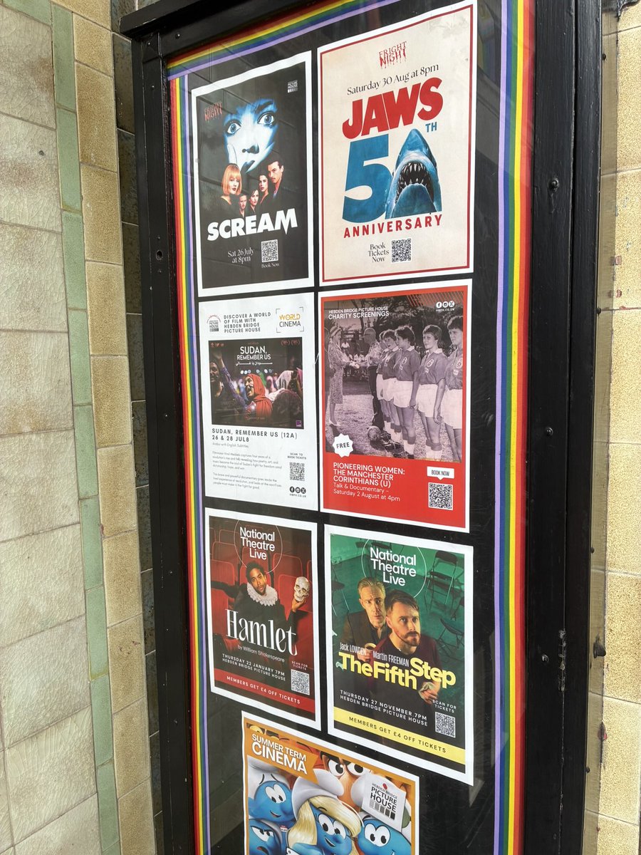 GaryJamesWriter's tweet image. Great to see the poster for our free event on women’s football up at @hbpicturehouse (Below Jaws 50). It’s on 2 August and details here: hebdenbridgepicturehouse.co.uk/movies/free-pi… Come and join us for what promises to be a wonderful event.