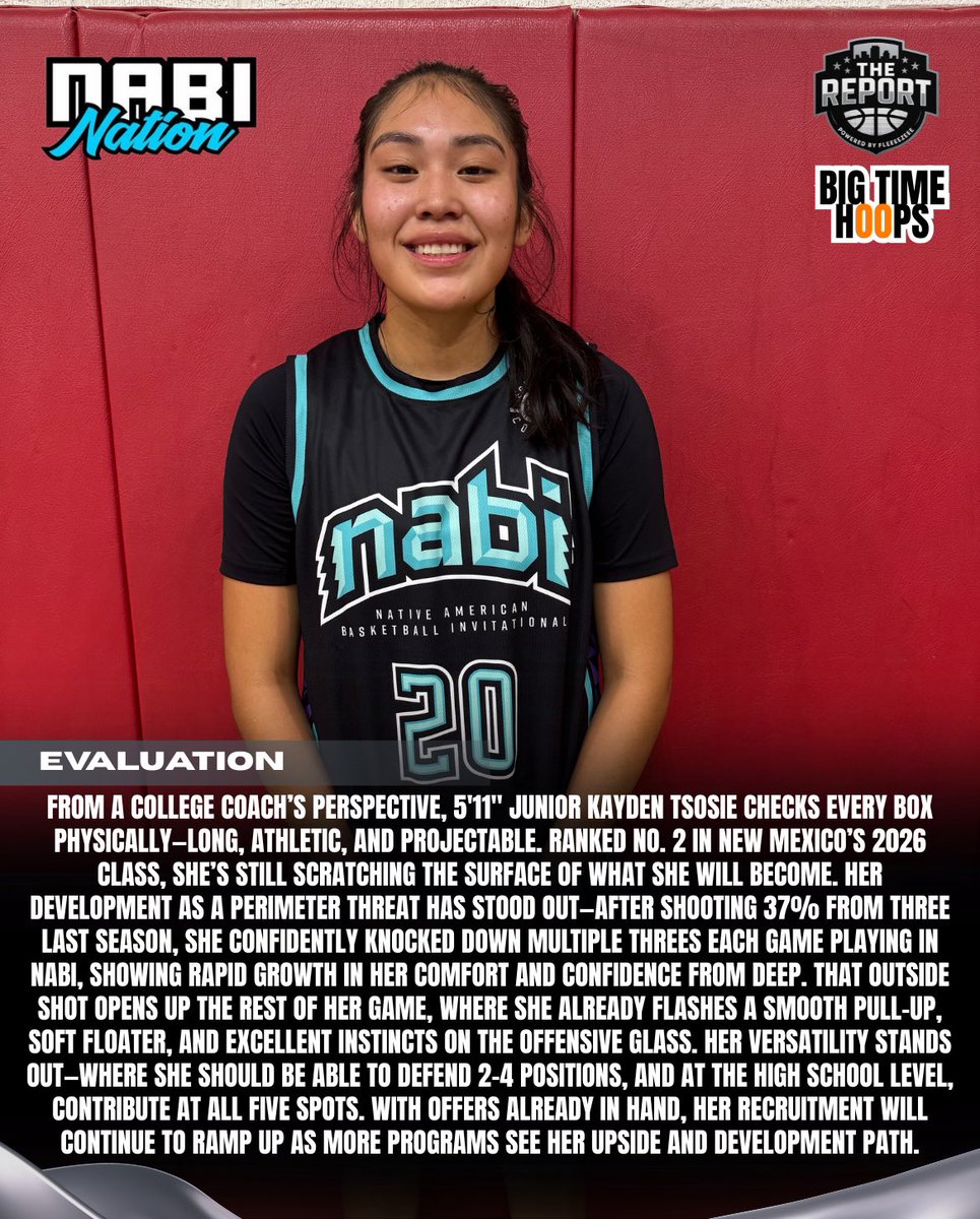 📝Kayden Tsosie I 2027 I 5’11” Small Forward I Gallup HS &amp; RezBombers [NM]

💻hudl.com/v/2S6028 

💻College coaches can find Kayden’s contact info, evaluation, GPA, potential areas of study, game film, etc.. in the “The Report” database. 

DM to be added.