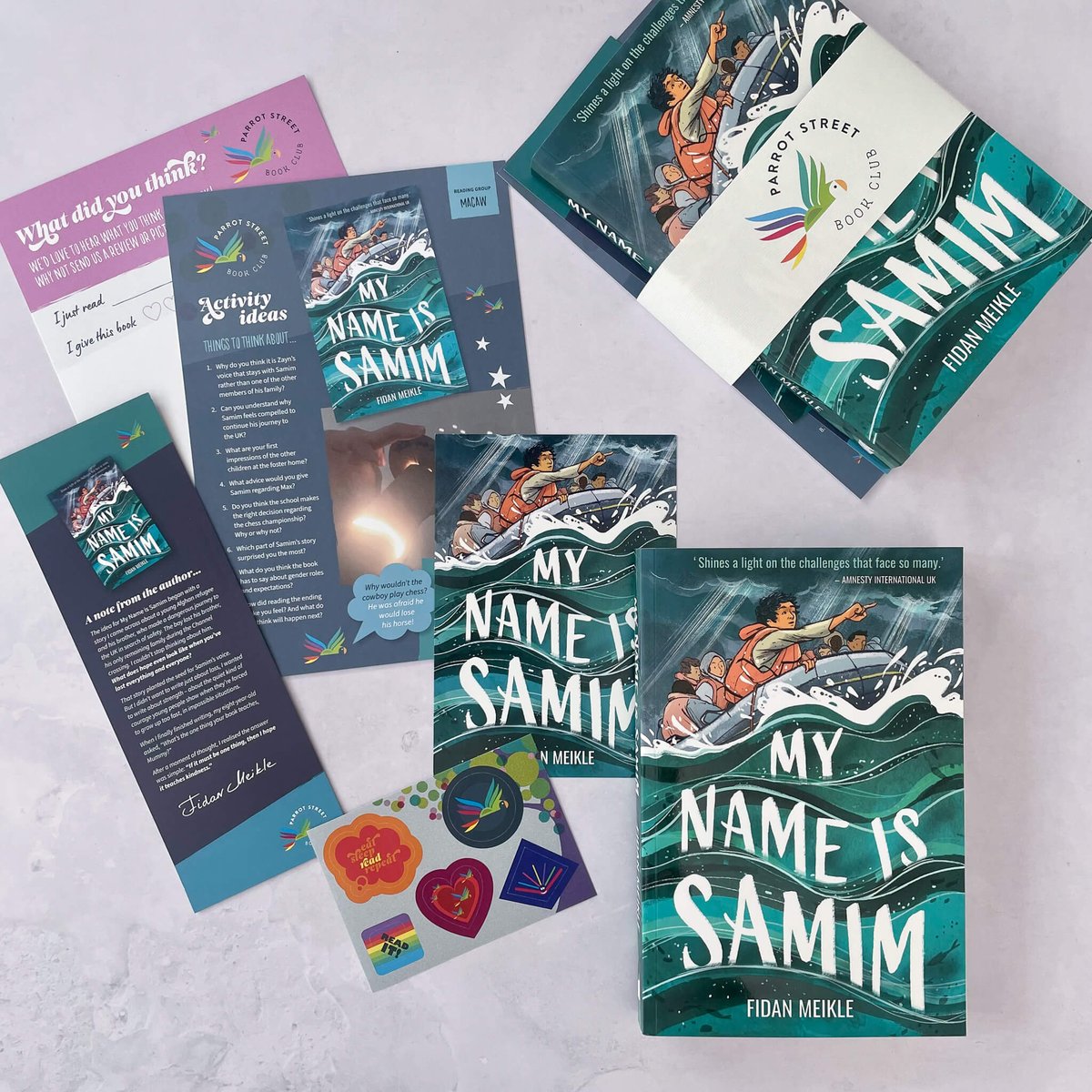 parrot_street's tweet image. 💙 An extraordinary story, beautifully told with warmth & empathy, bringing to life a contemporary global issue in a way that is instantly relatable & extremely poignant
💙
@Fidan_Meikle @FlorisBooks
parrotstreet.com/products/my-na…