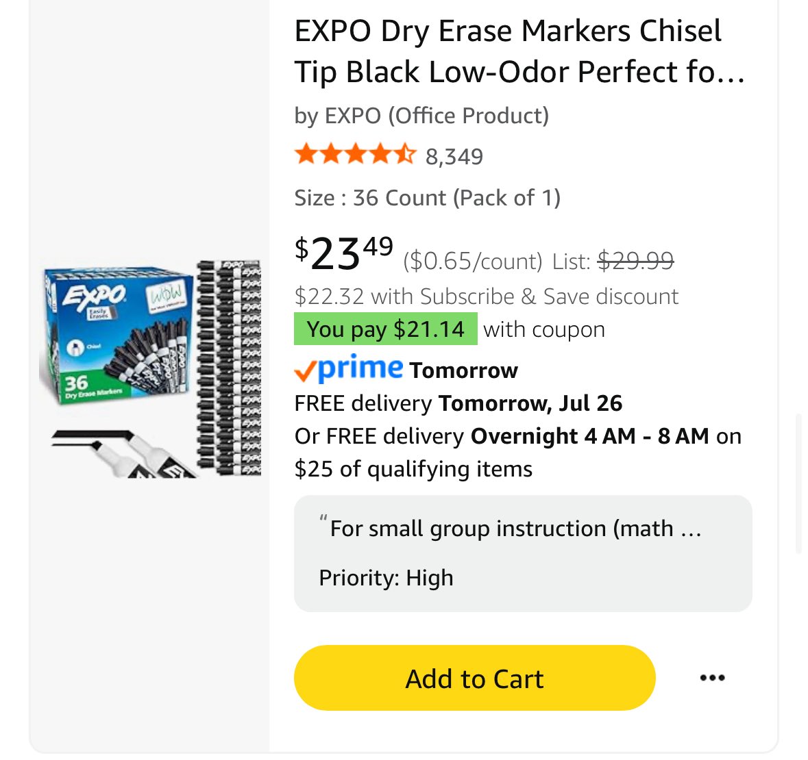 MrsFirstie's tweet image. It’s #ChristmasInJuly & exactly 1 month away from the 25-26 school year! I still have a lot of items left to clear. Hoping some 🥷, 🧚🏻, or 🎅 spot my list! Lots of items are discounted today. #clearthelist
amazon.com/hz/wishlist/ls…