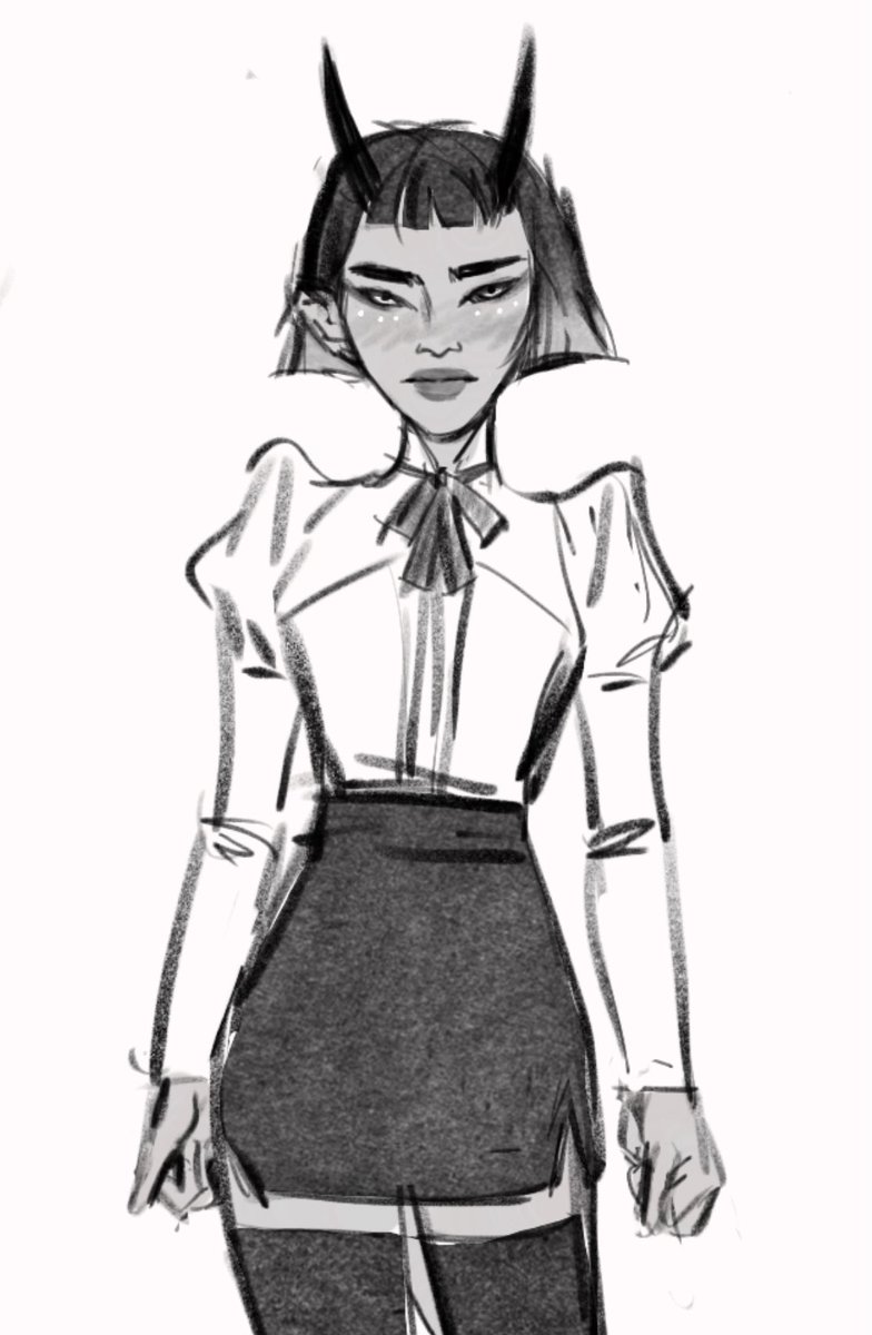 witchazard's tweet image. Serena sketch