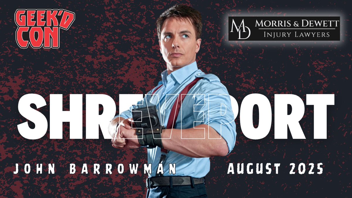 Geek'd Con (@geekdcon) on Twitter photo .<a href="/JohnBarrowman/">John Barrowman MBE</a> will be at #GeekdCon2025 in just a few weeks! Want to join him? Details below 👇
Tickets: tinyurl.com/3sbzxanu
Pro Photo Op Orders: tinyurl.com/yc2dnj2y
Lineup: bit.ly/3TH1n8c
Autograph Prices: bit.ly/454REyL .<a href="/JohnBarrowman/">John Barrowman MBE</a> will be at #GeekdCon2025 in just a few weeks! Want to join him? Details below 👇
Tickets: tinyurl.com/3sbzxanu
Pro Photo Op Orders: tinyurl.com/yc2dnj2y
Lineup: bit.ly/3TH1n8c
Autograph Prices: bit.ly/454REyL
