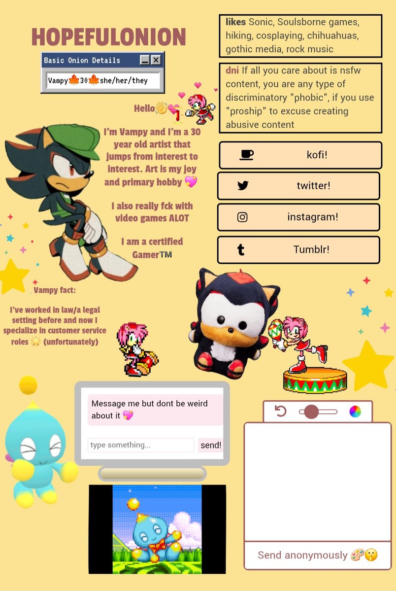 Hopefulonion's tweet image. Hi guys after all this time I finally made a strawpage! If anyone could leave me a doodle to see when I get home from work that would be cool 👉👈🥺
awildhopefulonion.straw.page