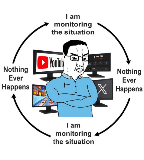 0xSweep's tweet image. 24/7 monitoring the situation