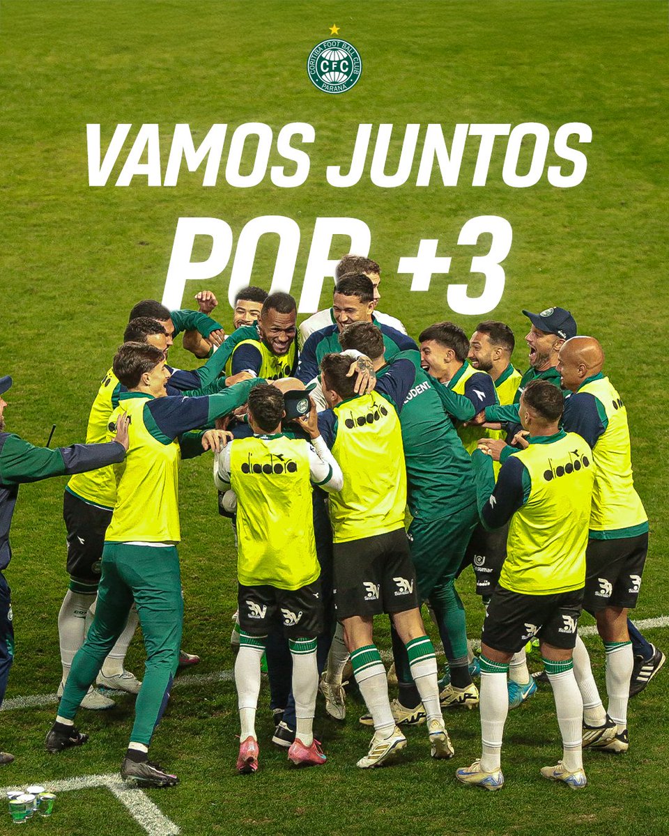 Coritiba's tweet image. JUNTOS NA BATALHA DE DOMINGÃO! 👊
Contra o Amazonas, vamos encher nossa casa e lutar por mais uma vitória!
🟢⚪ #CFCxAMA #CoxaNoBrasileiro