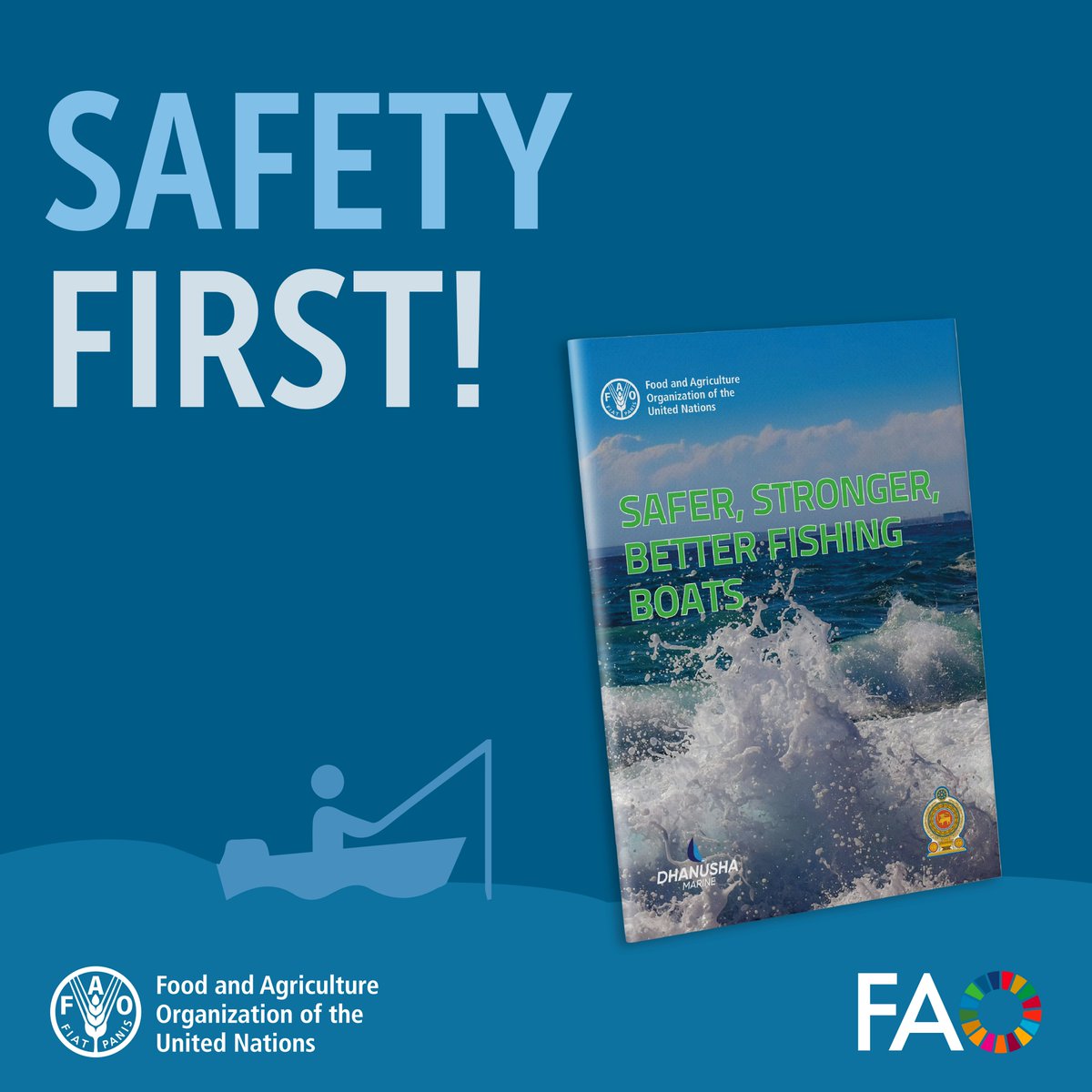 FAOfish's tweet image. As sea risks rise, safer boats mean safer livelihoods.
In #SriLanka, @FAOfish, @ilo & @IMOHQ are helping #SmallScaleFishers adapt to climate change with smarter boat designs built to international safety standards.
Discover more 👉openknowledge.fao.org/handle/20.500.…
#SafetyFirst