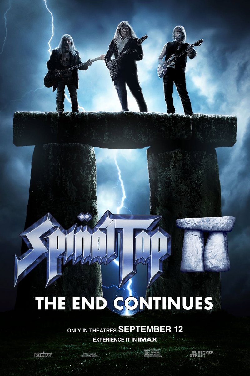 yieldright's tweet image. I’ll attempt to remain hopeful, but I predict a sin against the father even greater than Blues Brothers 2000.
#SpinalTapII
