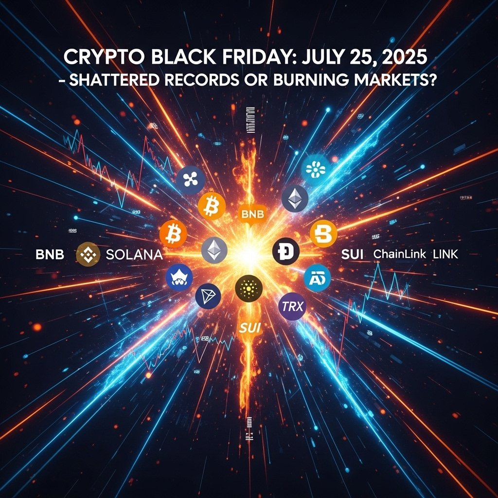 bitmorpho's tweet photo. 1/12 THE ULTIMATE SHOWDOWN: CRYPTO'S FATE DECIDED TODAY?
July 25, 2025: The crypto universe is a powder keg, and the fuse is lit! π€― From #Bitcoin's make-or-break outlook to #XRP eyeing new ATHs, #Solana's breakout, and #BNB's $1000 dream... Is today the day records shatter, or will the market test our resolve? Our deep dive begins! π
#CryptoNews #MarketOutlook #FridayFrenzy #BlackFridayCrypto