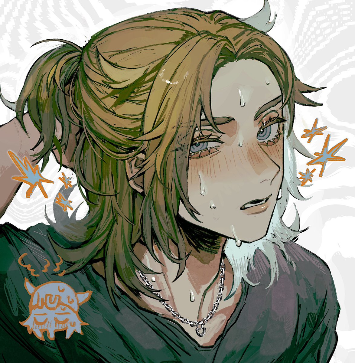 Neg_50asu's tweet image. ハーフアップジョニィに夢見てる 暑すぎて