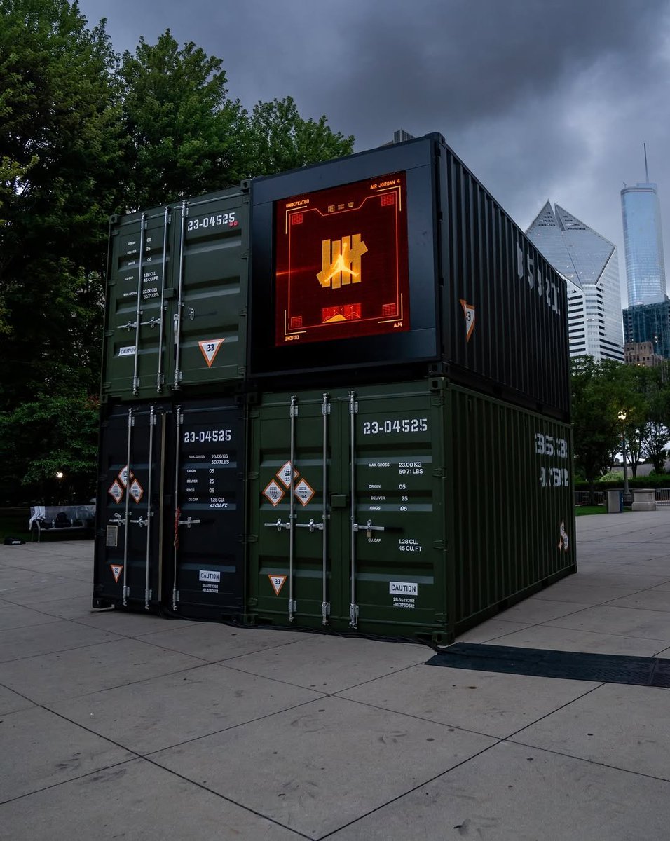 J23app's tweet photo. UNDEFEATED Air Jordan 4 exclusive Chicago pre-launch

Come to the pop-up coordinates listed and scan the QR code on-site to enter the raffle.

41.88167, -87.62289

Entering the raffle at the pop-up increases your chances of being selected. Raffle ends at 9pm CT on Friday, 7/25

https://t.co/mZLyVsximX