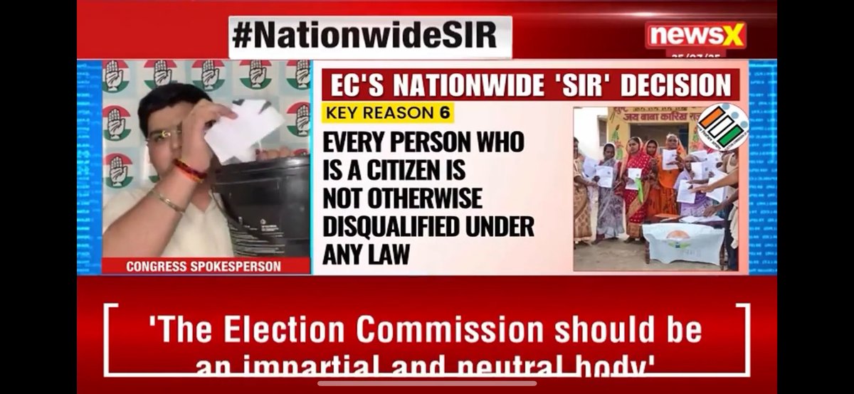3 Step Process for Special Intensive Revision (SIR) is as follows:-

विशेष गहन पुनरीक्षण (SIR) की 3-चरणीय प्रक्रिया इस प्रकार है:-