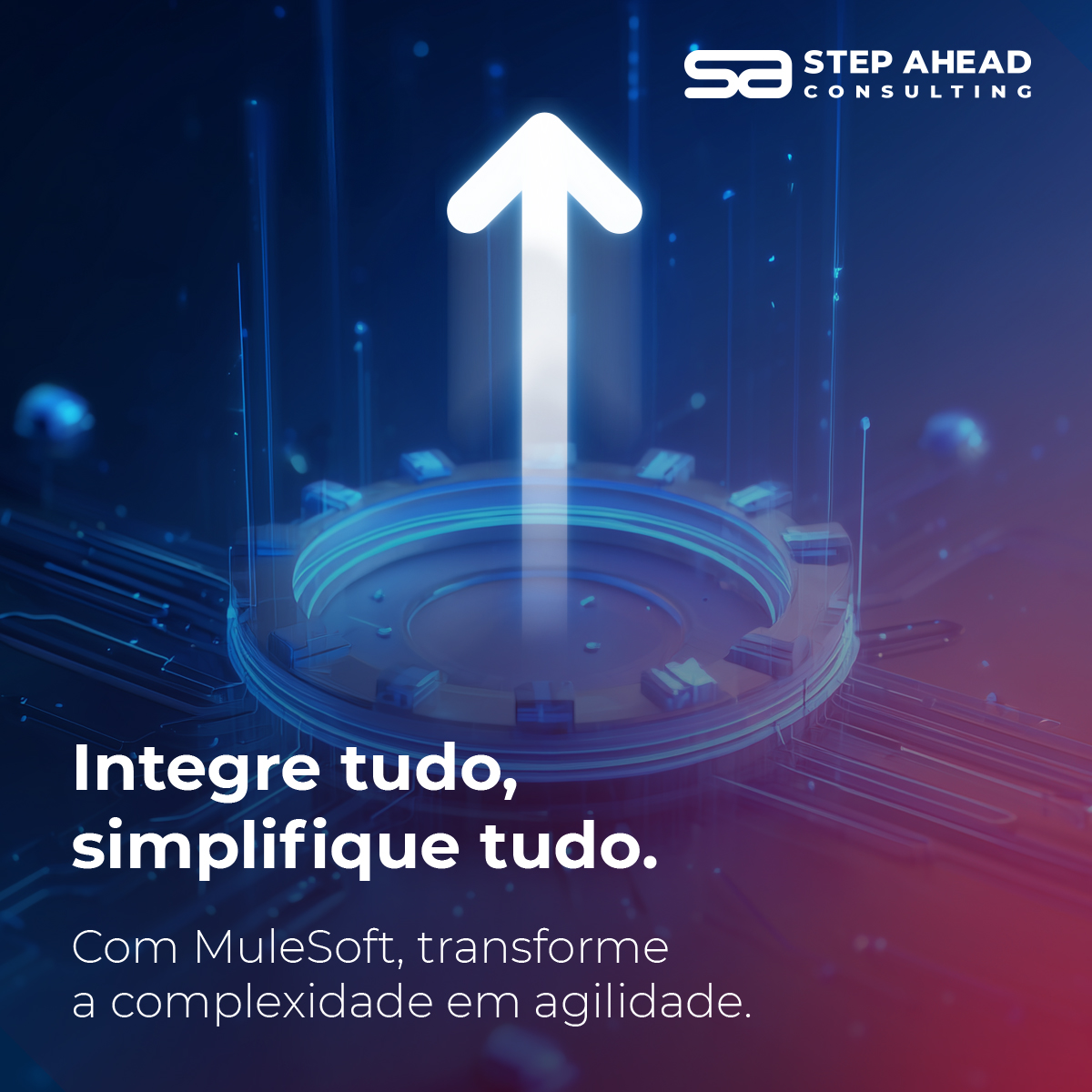 Ao alinhar uma estratégia de integração com a visão de negócio, a MuleSoft permite que a Tecnologia de Informação passe a ser o verdadeiro motor da transformação digital.

#StepAheadConsulting #MuleSoft #TransformacaoDigital