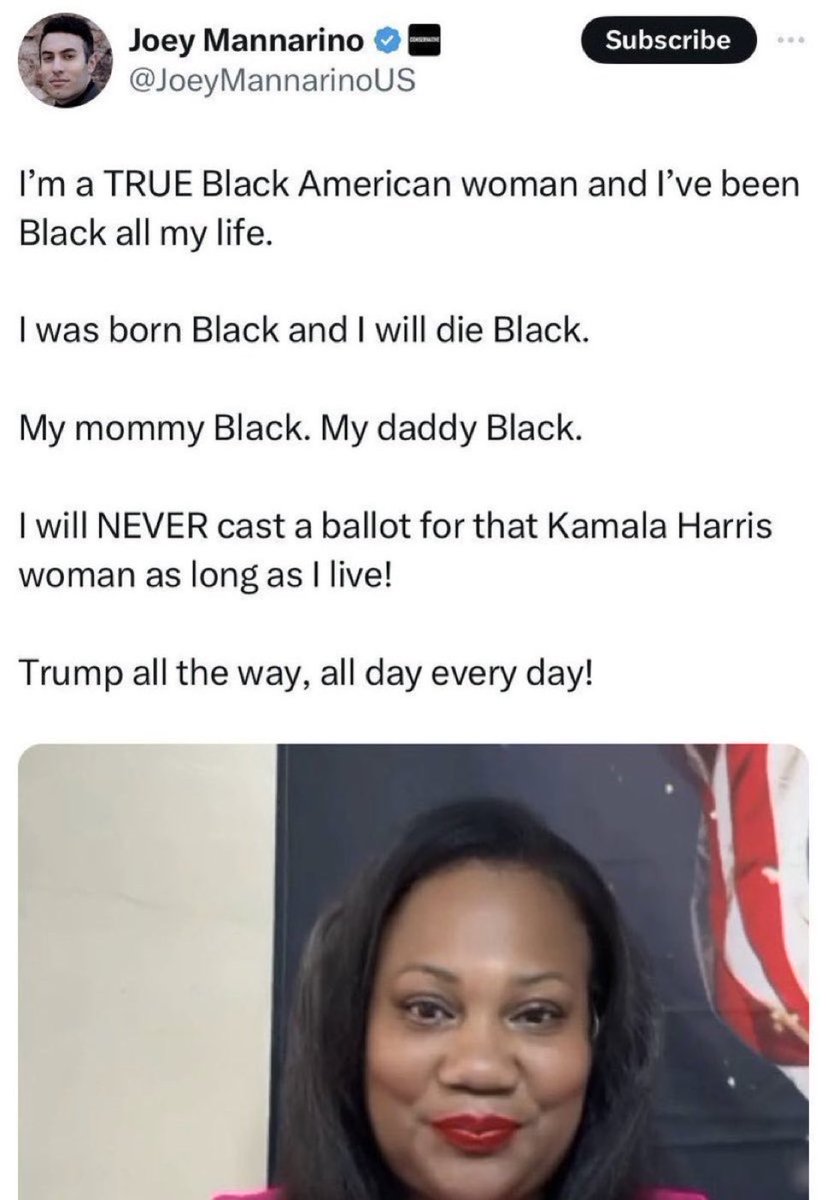 This is the one who pretended to be a black lady, right? lol