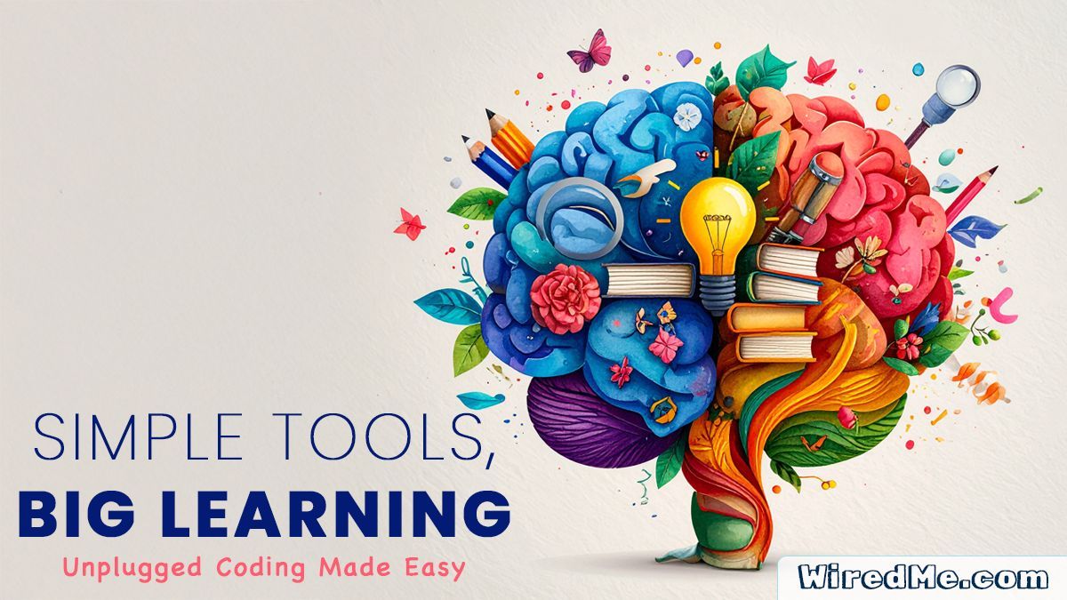 HiWiredMe's tweet image. 🎯 Want to teach coding without screens?
These simple unplugged coding tools are fun, hands-on, and easy to use.
Arrow cards, robot paths, condition cards, and more.
Start here 👉 wiredme.com/blog/unplugged…
#UnpluggedCoding #WiredMe #ScreenFreeSTEM #STEMToys #HomeschoolSTEM