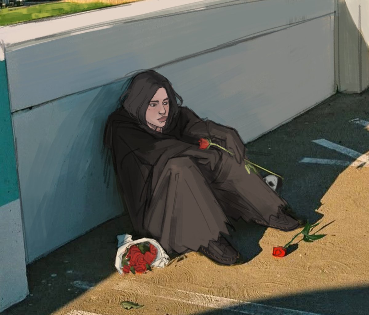 she jst got rejected guys