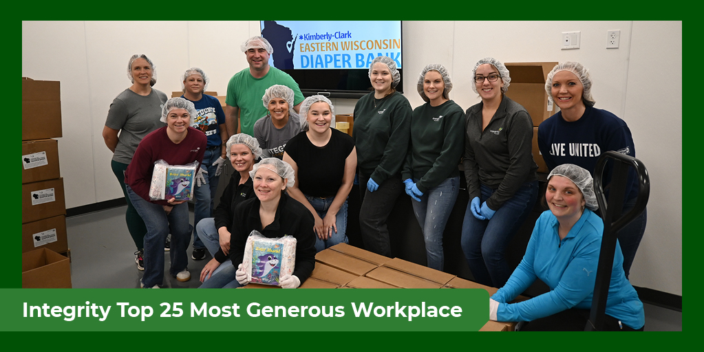 We’re honored to be named a Top 25 Most Generous Workplace by United Way Fox Cities. Giving back to the communities we serve is one of the ways we live our core value of Do the Right Thing. Read more in our newsroom: bit.ly/4ma7wpI #LifeAtIntegrity #GrangeGives